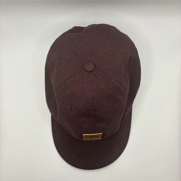 Carhartt Dark Maroon with Brown Logo Men’s Cap - Picture 6 of 8